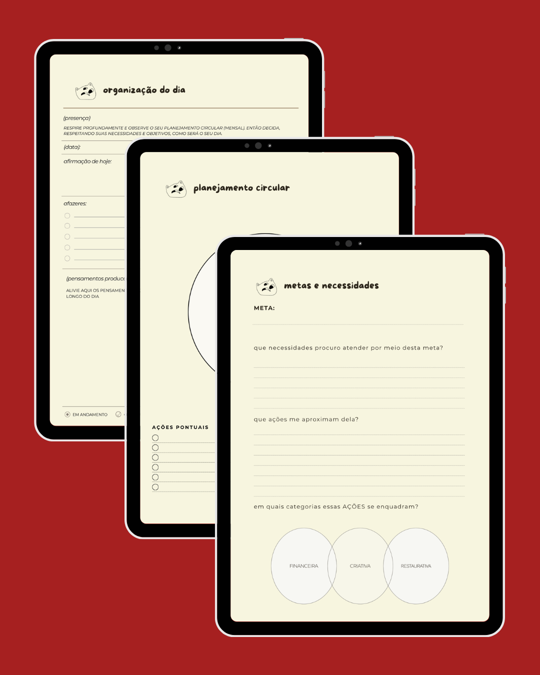 agenda de planejamento circular - Imagem 2